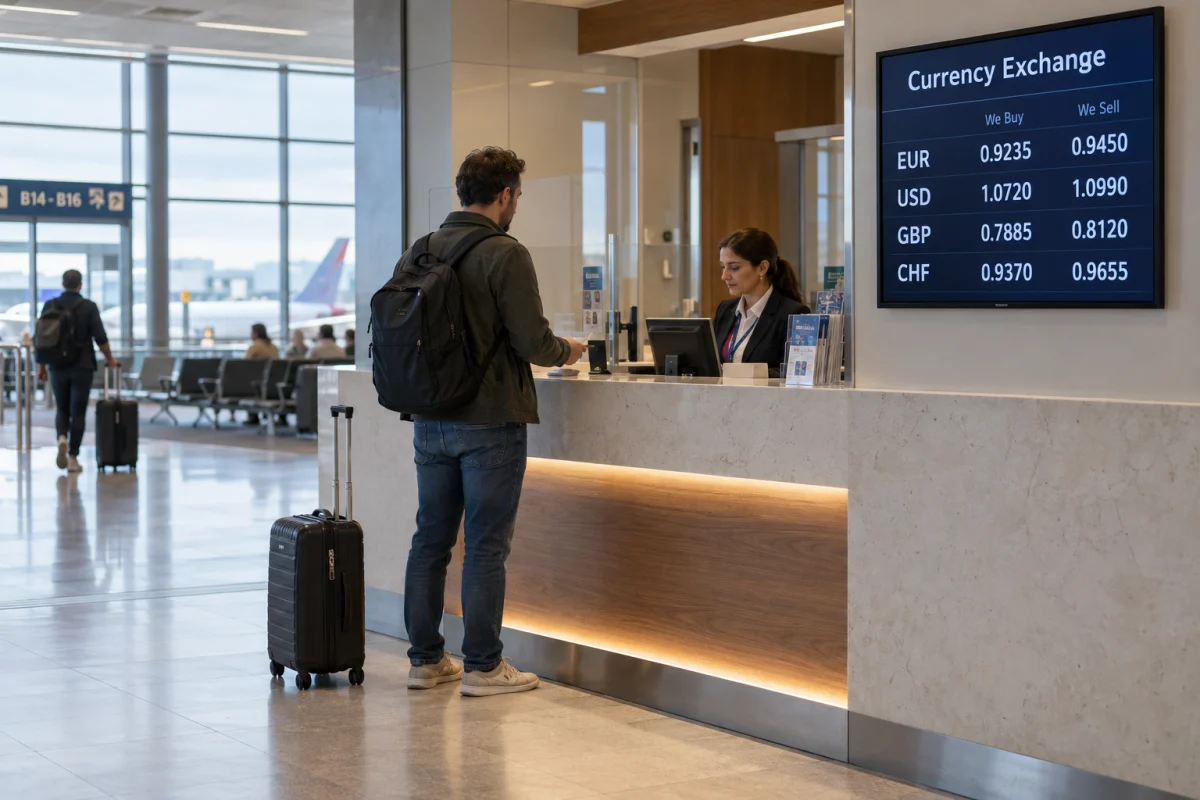 Exchange offices and currency desks