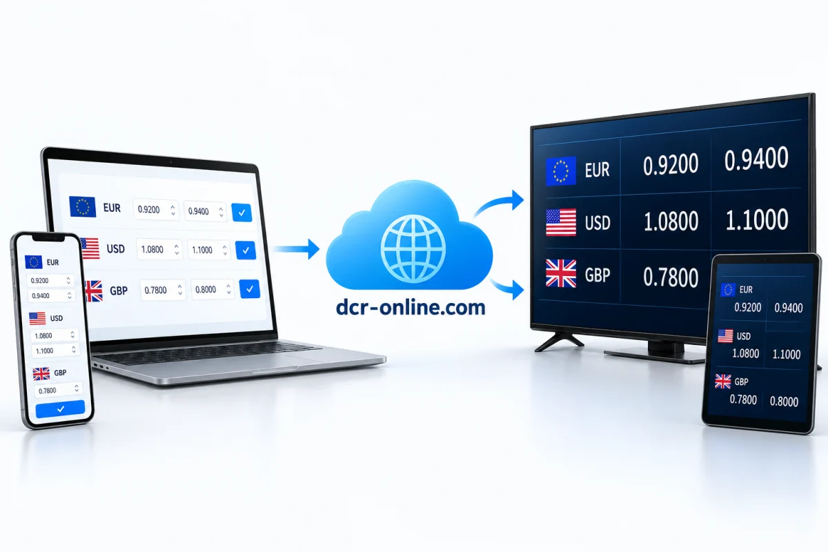 How it works – from panel to TV screen