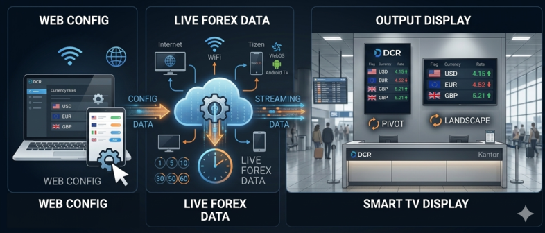 How it works – from panel to TV screen